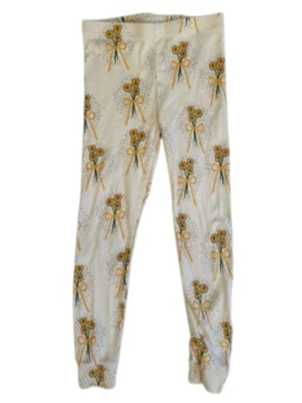 Mini Rodini Flower Bouquet Print Leggings Size 104-110 / 3-5Y